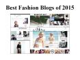 List of 30 best fashion blogs PowerPoint PPT Presentation