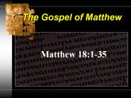 The Gospel of Matthew