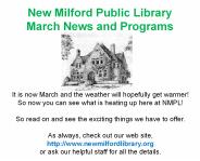 New Milford Public Library March News and Programs