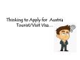 Austria Visit Visa PowerPoint PPT Presentation