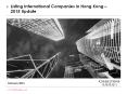 Listing International Companies in Hong Kong  PowerPoint PPT Presentation