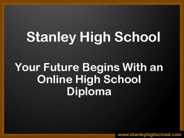 Your Future Begins With an Online High School Diploma