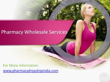 Pharmacy Wholesalers