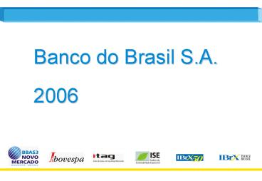 Banco do Brasil S.A.