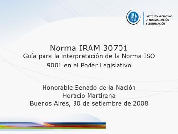 Norma IRAM 30701 Gu