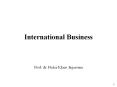 International Business PowerPoint PPT Presentation