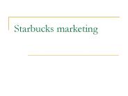 Starbucks marketing