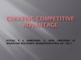 CREATING COMPETITIVE ADVANTAGE PowerPoint PPT Presentation