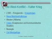 Ost-West-Konflikt 
