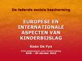 EUROPESE EN INTERNATIONALE ASPECTEN VAN KINDERBIJSLAG PowerPoint PPT Presentation