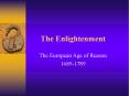 The Enlightenment PowerPoint PPT Presentation