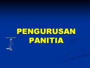 PENGURUSAN PANITIA