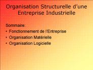 Organisation Structurelle d