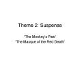 Theme 2: Suspense PowerPoint PPT Presentation