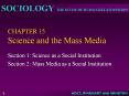 CHAPTER 15 Science and the Mass Media PowerPoint PPT Presentation