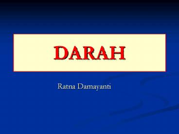 DARAH