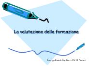 La valutazione della formazione