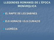 LLEGENDES ROMANES DE L