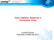 Como elaborar Memorial e