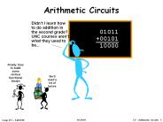 Arithmetic Circuits