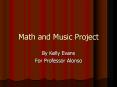 Math and Music Project PowerPoint PPT Presentation