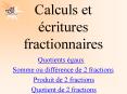 Calculs et  PowerPoint PPT Presentation