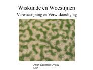 Wiskunde en Woestijnen