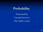 PPT – PROBABILITY PowerPoint presentation | free to download - id ...