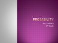 Probability PowerPoint PPT Presentation