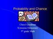 Probability and Chance