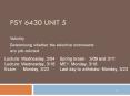 PSY 6430 Unit 5 PowerPoint PPT Presentation