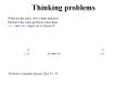 Thinking Problem: Development of a Strategy PowerPoint PPT Presentation