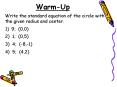 Warm-Up PowerPoint PPT Presentation