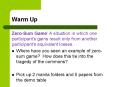 Warm Up PowerPoint PPT Presentation