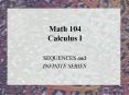 Math 104 Calculus I PowerPoint PPT Presentation