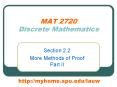 MAT 2720 Discrete Mathematics PowerPoint PPT Presentation