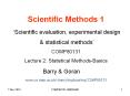 Scientific Methods 1 PowerPoint PPT Presentation