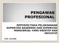 PENGAWAS PROFESIONAL PowerPoint PPT Presentation