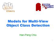 Models for Multi-View Object Class Detection