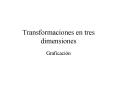 Transformaciones en tres dimensiones PowerPoint PPT Presentation
