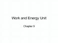 Work%20and%20Energy%20Unit PowerPoint PPT Presentation