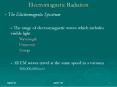 Electromagnetic Radiation PowerPoint PPT Presentation