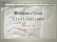 Mesoamerican Civilizations