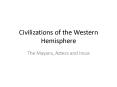 Civilizations of the Western Hemisphere PowerPoint PPT Presentation