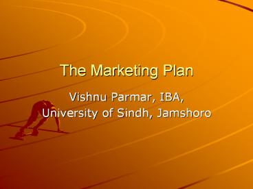 The Marketing Plan