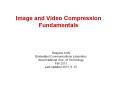 Image and Video Compression Fundamentals PowerPoint PPT Presentation