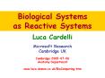 Luca Cardelli Microsoft Research Cambridge UK Cambridge 2005-07-06 Anatomy Department www.luca.demon.co.uk/BioComputing.htm PowerPoint PPT Presentation