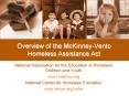 Overview of the McKinney-Vento Homeless Assistance Act PowerPoint PPT Presentation
