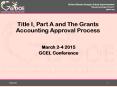 Title I, Part A and The Grants Accounting Approval Process PowerPoint PPT Presentation