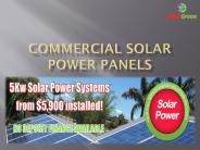 Commercial Solar Power Panels